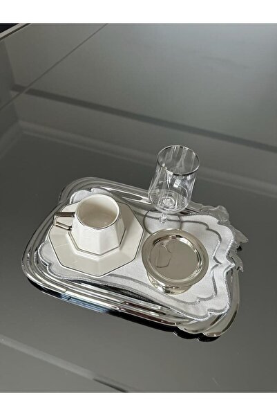 LİNDA MİA Κεντημένο Γωνιακό Ορθογώνιο Κάλυμμα Δίσκου 24x15cm