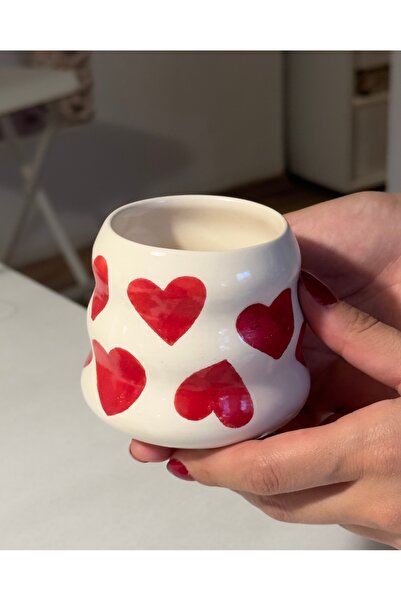 Petra Seramik Love Bombing Kupa Kırmızı