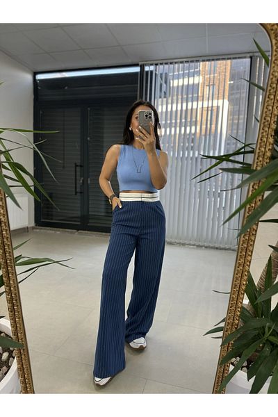 caddstore Gk Stripe Striped Trousers