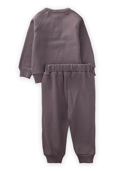 Cigit Herren Basic Set mit Raglan-Ärmelleiste 1-5 Jahre Anthrazit