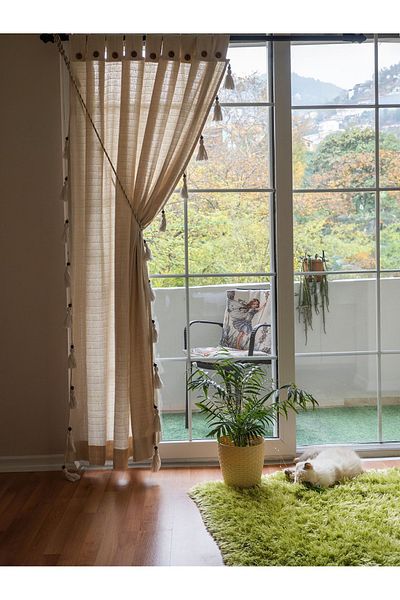 ZEDAYOR 100% Cotton Background Curtain
