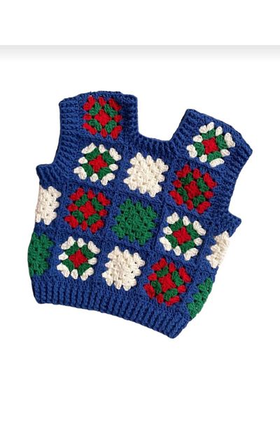 El örgüsü Handgestrickte Pullover-Weste Für Baby Und Kind