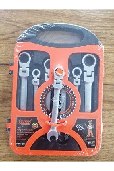 freed Cırcırlı Mafsallı 7 Parça Anahtar Set 8 -19 Mm