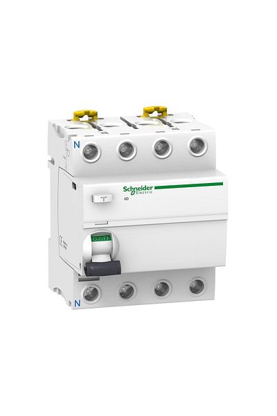 Schneider Electric Acti9 IIID A9R61425 A-Type Residual Current Role - 4X25A, 30MA