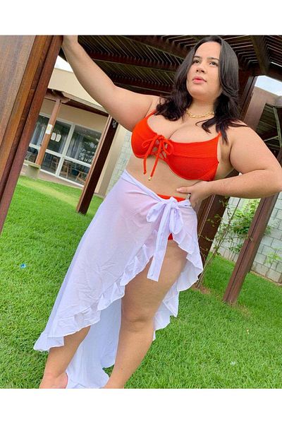bikinistan Ruffle pareo skirt