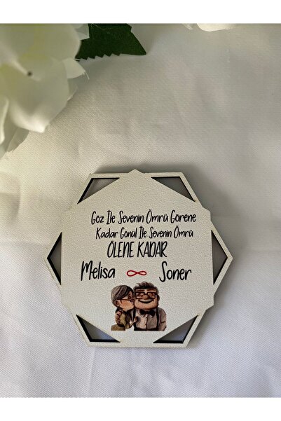 Magnet Söz , Nişan, Nikah Hatırası Ahşap Magnet 50 ADET