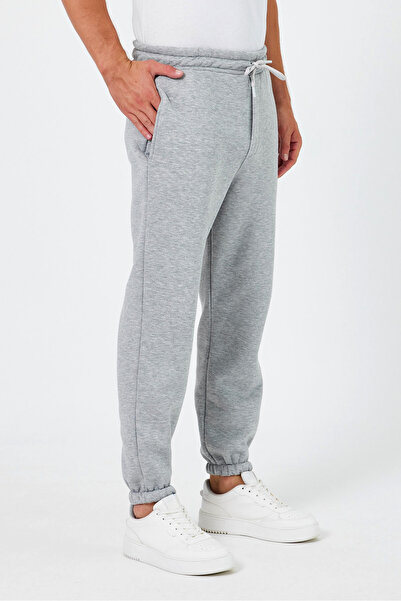 Tarz Cool Men's Fleece/Warm Sweatpants - Regular Cut, Elastic Leg