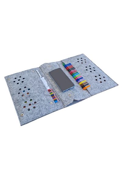 Next Craft Πρακτική τσάντα θήκης για στυλό από τσόχα για το σχολείο - Ταμπλέτες πολλαπλών χρήσεων κραγιόνια και οργανωτή βιβλίων σημειωματάριων