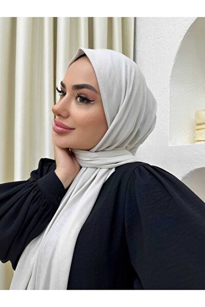 Lidya Şal Stone Colored Viscose Cotton Combed Shawl