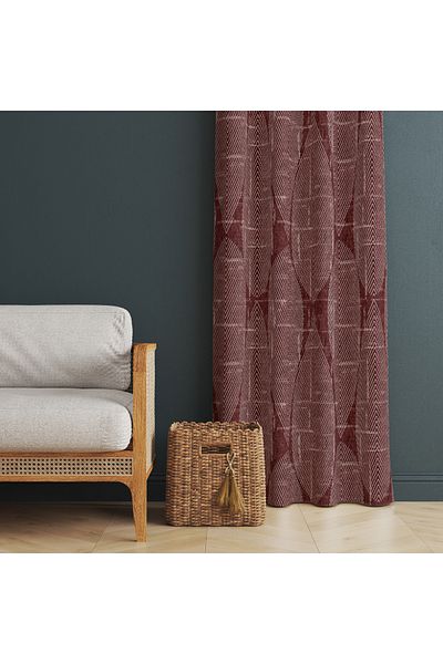 MUN HOME Digital printed backdrop curtain single wing 140 x 260 cm Edge Folded Stitched