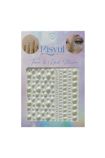 Misyul Tırnak Süsleme Ve Makyaj Taşı, Yüz Ve Vücut Süsleme Sticker Inci Taş