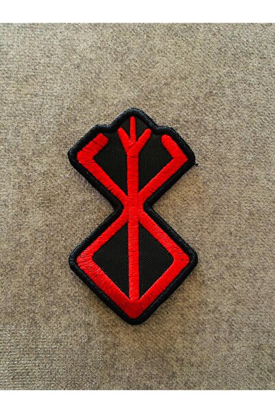 icase رقعة مطرزة من Berserk Anime - رقعة حجاب قابلة للخياطة (5x9 سم)