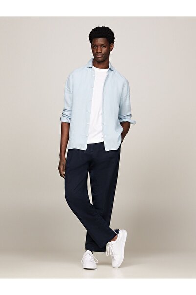 Tommy Hilfiger Chıno Greenwıch 2plt Co Lınen Pantolon