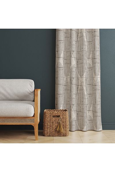 MUN HOME Ψηφιακή τυπωμένη κουρτίνα σκηνικού μονόφυλλο 140 x 260 cm με ραμμένες άκρες