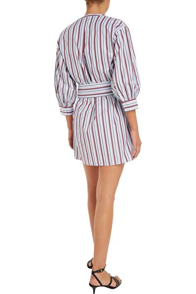 Tommy Hilfiger RWB STRIPE SHORT SHIRT DRESS LS