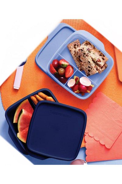 Tupperware مجموعة تغذية صديقة للبيئة 550 مل مكونة من قطعتين