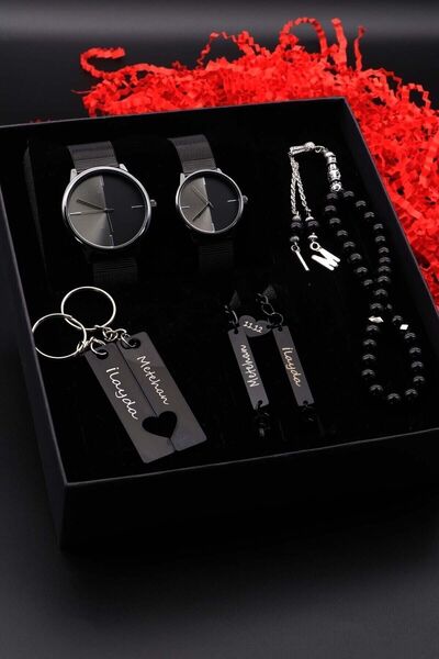 Northwatch Özel Kutulu Çift Saati - Sevgili Kombini - Saat Seti /