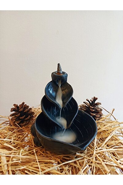 Uwey Collection Dekor Yaprak Şelale Geri Akışlı Tütsülük