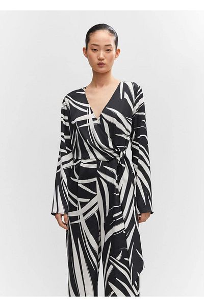 Massimo dutti zebra dress clearance