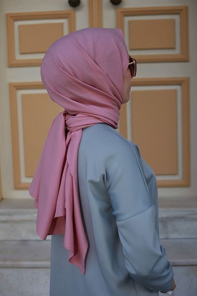 Mode Scarf Hijab Cotton Krash Powder Shawl
