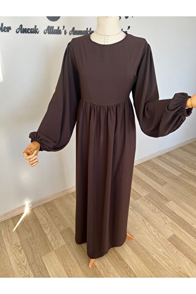 MERVERA Robalı Elbise Tesettür Medine Ipeği