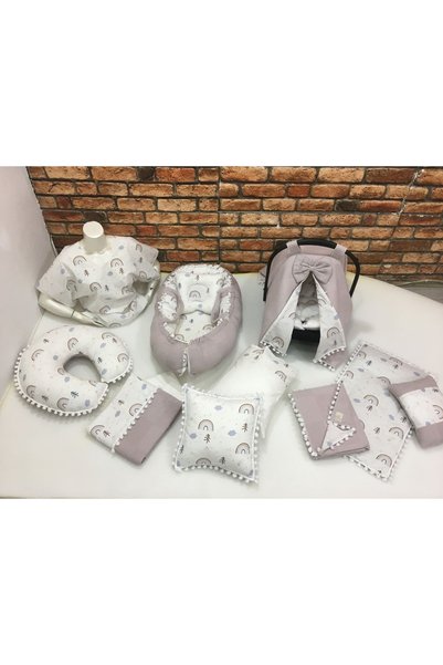 BUSEBABYHOME Çok Amaçlı Babynest , Puset Örtüsü , Alt Açma Ve Battaniye, Nevr...