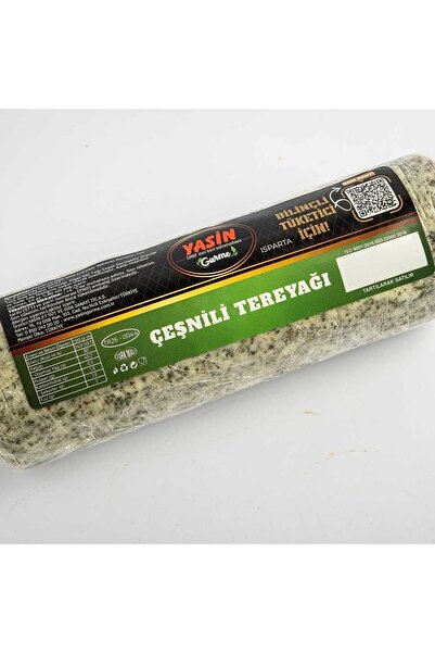 YASİN Çeşnili Tereyağ Isparta Yeşil 250 gr (%100 DOĞAL)