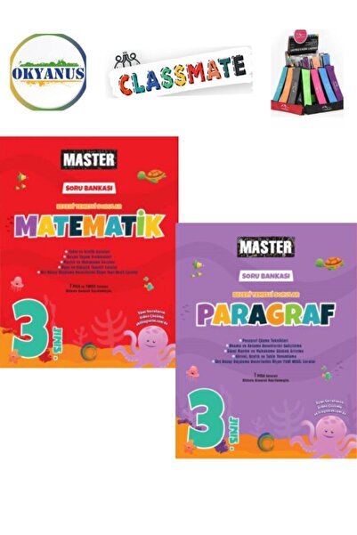 Okyanus Yayıncılık Güncel 3.Sınıf Master Matematik-Paragraf Beceri Temelli  E...