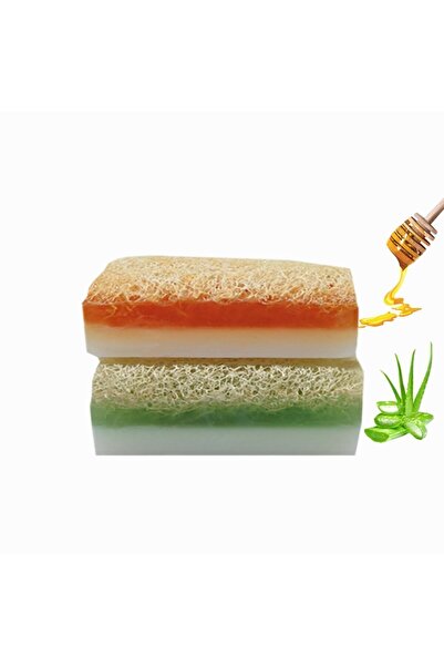 Herbal Naturel Kabak Lifli Keçi Sütlü Ballı Ve Aloveralı Sabun