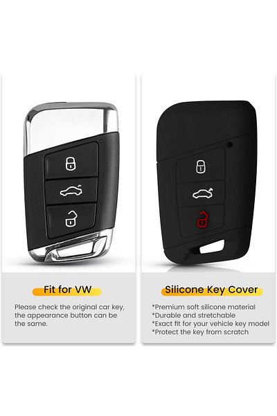 MeyZone Husa pentru chei din silicon pentru Volkswagen Passat B8 Skoda Superb