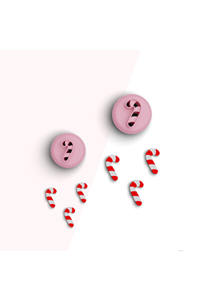 brocutters قصب حلوى صغير من طين البوليمر - حلق وقالب سيراميك، رقم: 152