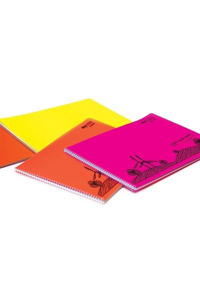 Mynote 25 Sheets Spiral Picture Notebook - Plastic Cover