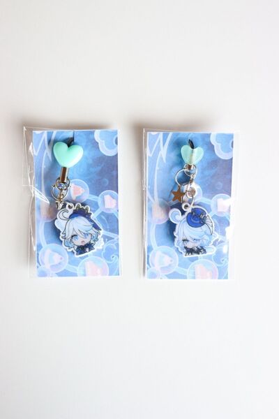 Yenaplanner Genshin Impact Furina Çanta Süsü/telefon Askısı (1 ADET)