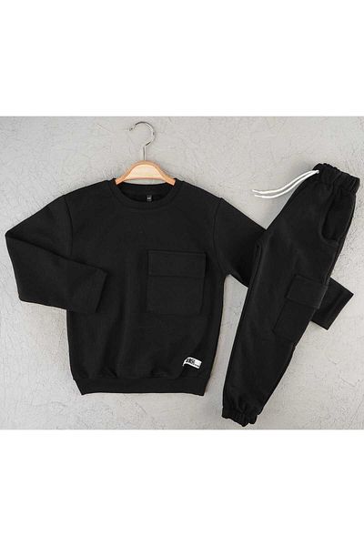 falcomini 4/10 Model Children's Sports Pocket Tracksuit Set