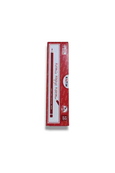 Fatih Red Copy Pen 12 Pack Red Body