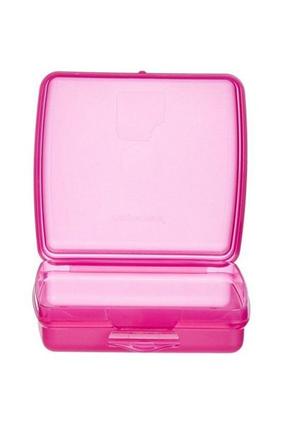 Tupperware Pink Lunch Box (sandwich) Storage Container