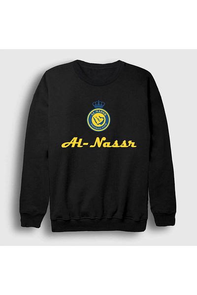Pisa Art Суитшърт за фенове на Ал Насър - дизайн с текст отпред и отзад