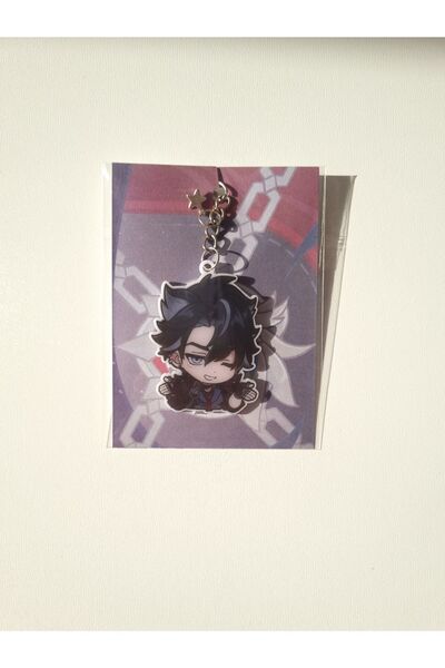 Yenaplanner Genshin Impact Wriothesley Bag Ornament/Keychain (1 Pcs)