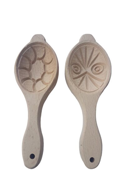 Genel Markalar Ahşap Kömbe Kerebiç Kurabiye Pasta Kalıbı (2 Adet)