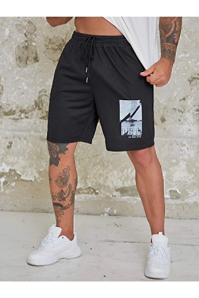 DAXİS Sportwear Company Baskılı Kısa Şort-