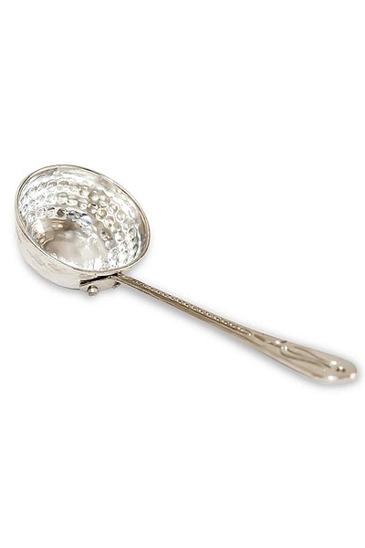 Handygoo Steel White 1 Person Small and Elegant Ayran Ladle - 1 Fork, Knife, Spoon Set