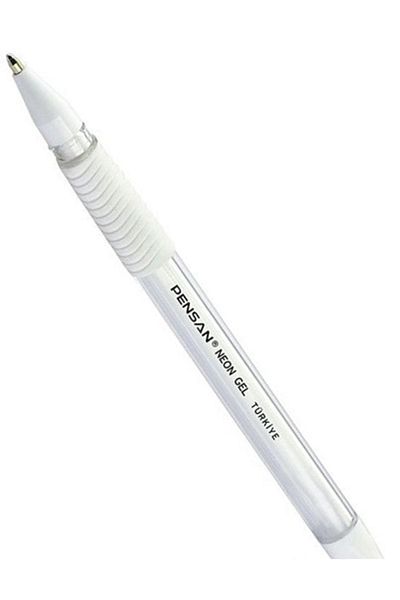 Pensan Neon Jell Pen 1.0 Mm White 1 Piece