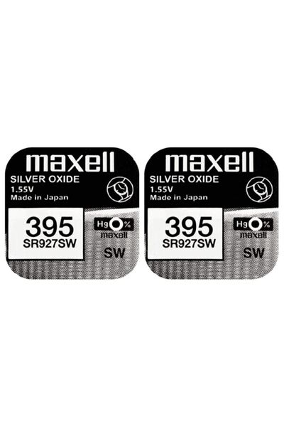 Maxell 395 Sr927sw 1.55v Saat Pili %100 Orijinal 2 Adet