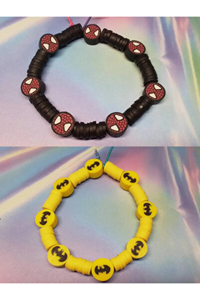 Black Point Hediye Çizgi Film Kahramanları Bileklik Seti Spiderman ve Batman ...