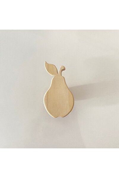 afralya home Mâner din lemn pentru sertar/dulap pentru camera copiilor, mâner din lemn figurat