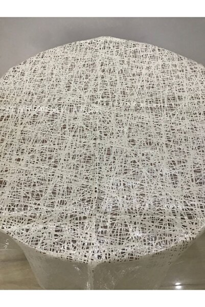 yukselhalimefrusat مفرش طاولة دائري بنمط شفاف بقطر 135 سم