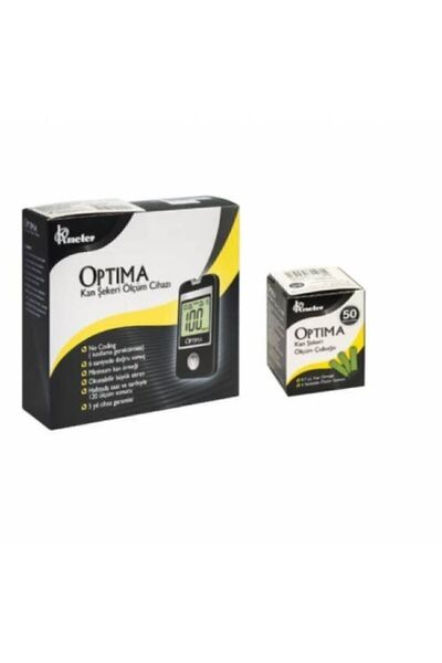 Optima Şeker Ölçüm Cihazı+strip Kampanyalı