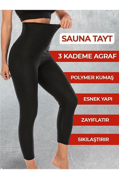 Elegance التخسيس حجمين التخسيس الحراري التفاف ساونا مشد طماق الجسم المشكل مع السنانير