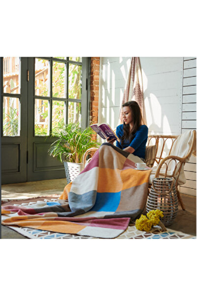 Sesli Luxury Plush Single Blanket - 22130a Model, 160x220 Warming