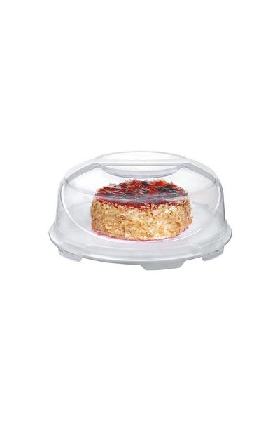 Üçsan Plastik Cake Jar and Pastry Jar Locked Lid Cake Jar 7 Lt. Cream
